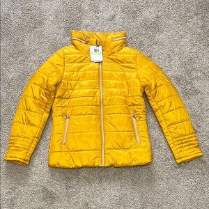 NWT! Golden Puffer Jacket Women’s